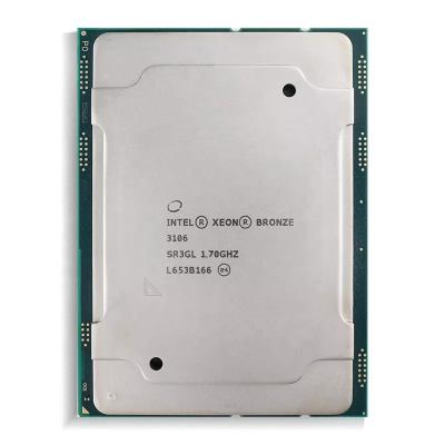 China 11M Cache Intel Xeon Brons 3106 Bewerker 1,70 GHz 8 Kern Te koop