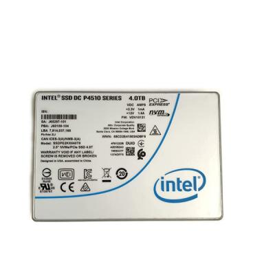 China Servers Intel 4TB SSD DC P4510 2.5 U.2 NVMe PCIe SSDPE2KX040T8 SSDPE2KX040T801 zu verkaufen