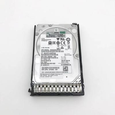 China Original 881457-B21 HPE 2.4TB SAS 12G Enterprise 10K SFF SC 512e DS HDD 881507-001 para servidor HPE G8/G9/G10 à venda