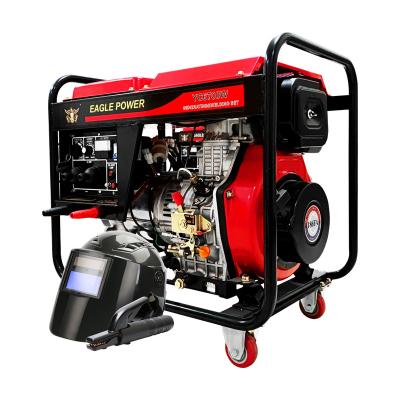 China 2.5kw 200A 186FA EP6700EW Diesel Engine Generator Welding Machine for sale