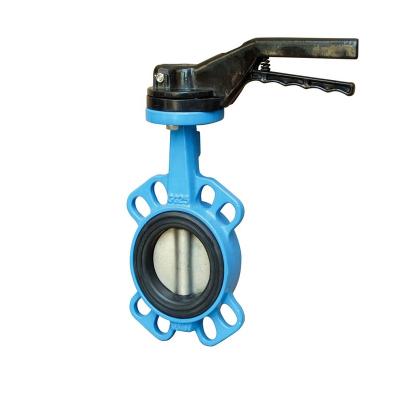 China DN80 General Type Cast Iron Wafer Butterfly Valve for sale