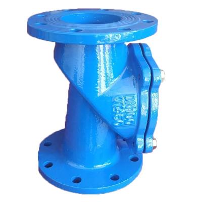 China General industrial for main manufacturer's cast iron rubber flap check valve for sale