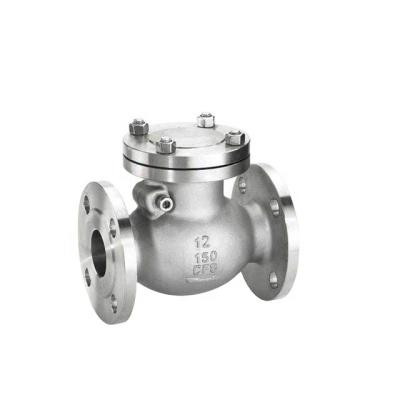 China Water/Oil/Gas Grade Class 150 ASTM A216 WCB 300 ANSI B16.34 Flange API 600 Swing Check Valve for sale