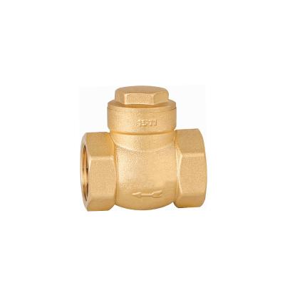 China General Brass Bronze Swing One Way Check Valve , Brass Check Valve for sale