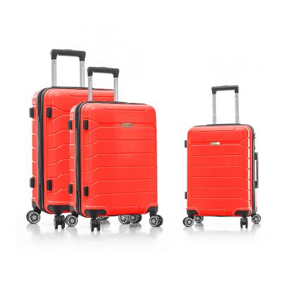 China 3 Pcs Zipper PP Luggage Set for sale