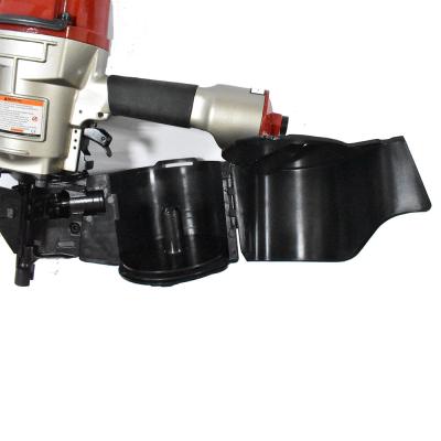 China Coil Nail Gun CN80 Nails Length 50-80mm Red Color  Finish Brad Air Nailer 18 Gauge Brad Nail Gun for sale