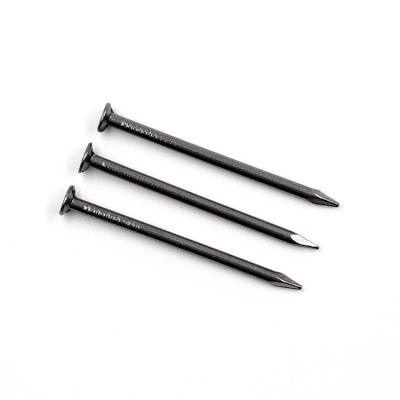 China Dark Black Galvanized Common Nails With Screw Shank 19mm - 300mm Length for sale