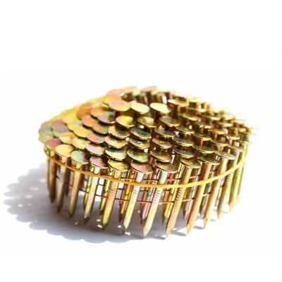 China Smooth Shank Coil Roofing Nails Diamond Point Round Head 120 * 60 Packing for sale