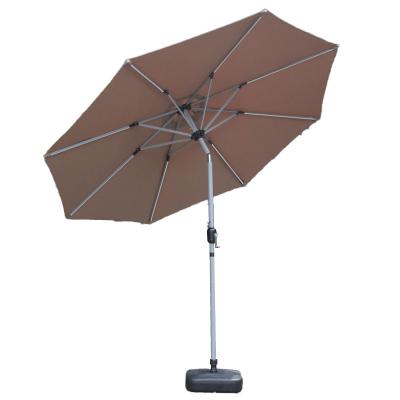 China Contemporary China Factory Wholesale Garden Parasol Umbrella Solar Led Strip Light Patio Umbrella for sale