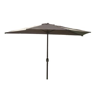 China New Contemporary Waterproof And UV Resistant Slanted Aluminum Half Patio Umbrella for sale