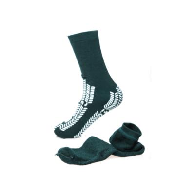 China Anti Slip Sock Non Slip Handle Antibacterial Adult Hospital Sock For Patient for sale