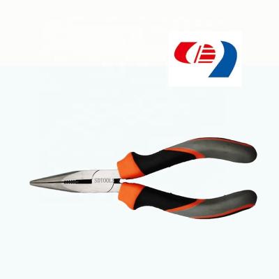 China Best Quality German Multi Functional Nose Pliers Chain Nose Pliers Combination Pliers Long Type Fine Polished for sale