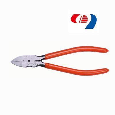 China Multifunctional Plastic Handle Hardware Tool Side Cutting Diagonal Hand Pliers Cutter Plastic Pliers for sale