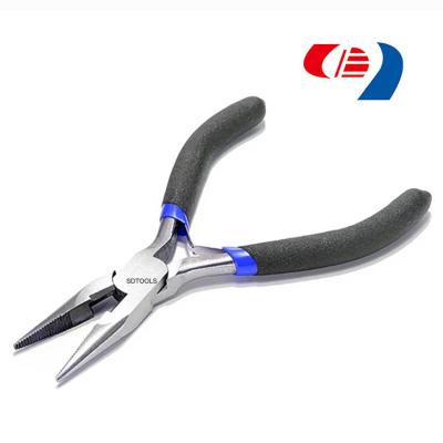 China Mini Small Long Nose Plier MULTI FUNCTIONAL with mini double spring pliers mini tools for sale