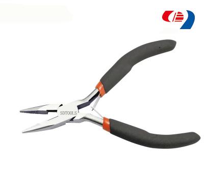 China MULTI FUNCTIONAL Mini Small Stainless Steel Long Nose Pliers With Round Spring for sale