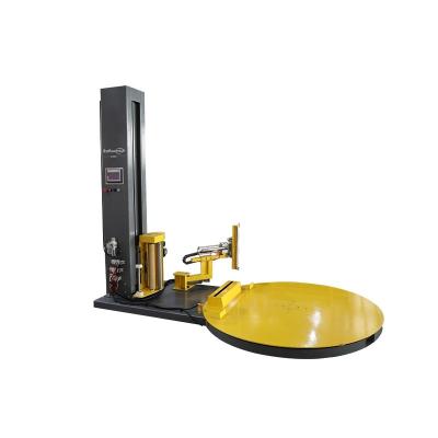 China Beverage factory supply intelligent remote control winding mobile pallet wrapping machine for sale