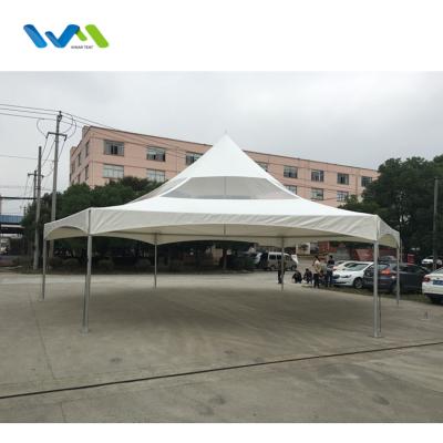 China China Hot Sale 12m Waterproof Partial Clear Roof Hexagonal Marquee for sale