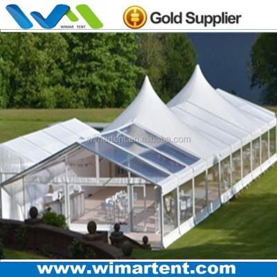 China Waterproof 20x50m Peak High Roof Marquee Tent For Wedding Presentation for sale