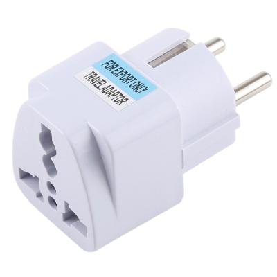 China High Quality Portable Universal Mobile Phone UK Plug To EU Plug Power Socket Travel Charger Adapter for sale