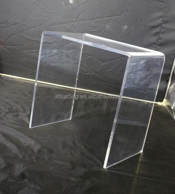 China Handmade high top clear acrylic table luxury modern glossy acrylic coffee table for event glass side bar plexiglass acrylic wedding table for sale