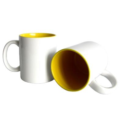 China 11oz Inner Grade Disposable Color Sublimation Mug Blank Sublimation Mugs Ceramic Coffee Mug Wholesale for sale