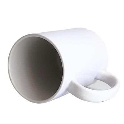 China Hot Sale Factory Supply Disposable 15oz New Product High Quality Right Side Coated White Coffee Mugs Sublimation Ceramic Mugs for sale