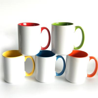 China Disposable 15oz Three Tone Sublimation Mug for sale