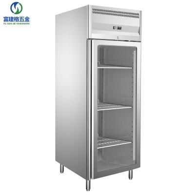 China Single-temperature stainless steel refrigerator hotel kitchen refrigeration equipment freezer and commercial air-cooled refrigerator equipment for sale