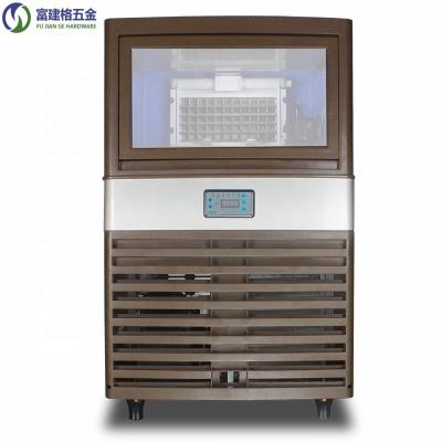 China 2022 Ice Block Car High Quality Ice Machine Commercial Square 15kg Mini Ice Maker 68kg/day For Milk Tea Shop for sale