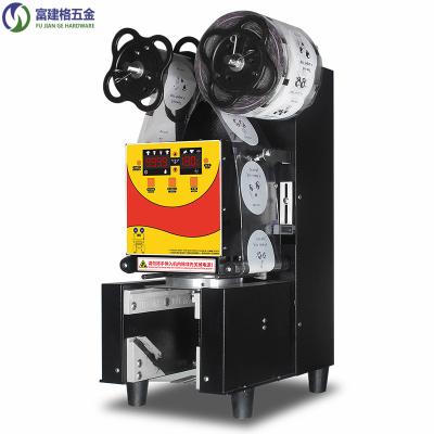 China Beverage Plastic Cup Juice Fruit Tea Bubble Food Coffee Packaging Film Sealing Machine for sale