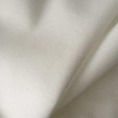 China Brushed Sueded Sofe Baby Fabric Sticky Loop Brushed Knitted Fabric Velvet for sale