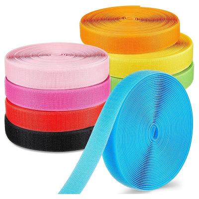 China .2CM Sustainable Width 25Meter Per Roll 100% Nylon Soft Hook And Loop Tapes For Teachers Line Spot Markers Tapes for sale