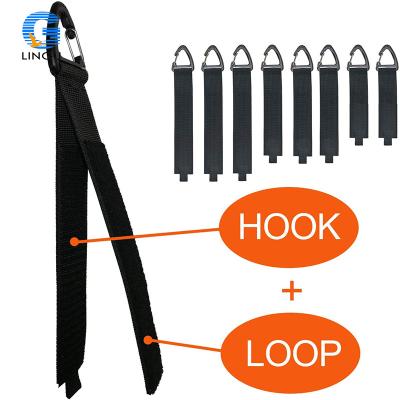 China Durable Heavy Duty Nylon Strap Carabiner Strap Suspension Straps for sale