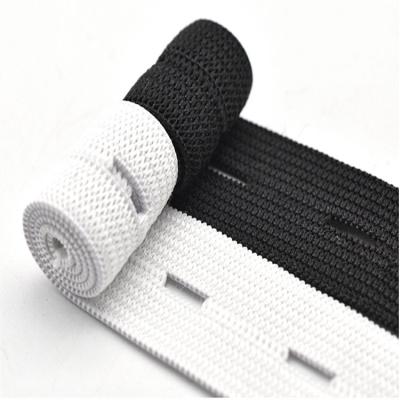 China 1.5/2/2.5cm Strap Elastic Band Hole Button Baby Elastic Band Pregnant Women Sewing Elastic Rubber Band Buttonhole Wide Accessory for sale