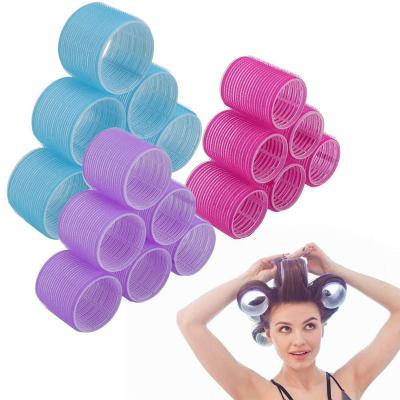 China Self Hold Hair Rollers Self Grip Holding Hair Roller Sets Hair Curlers Grab Rollers For DIY Or Hair Salon for sale