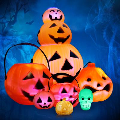 China Festival Decoration Pick Halloween Designs Lantern All Saints Day LED Light Up Pumpkin Lanterns Festival Decoration for sale