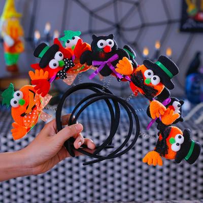 China Popular Wholesale Halloween Decoration Witch Party Headband Halloween Hair Accessories for sale