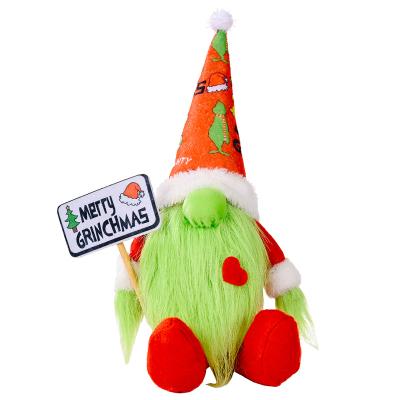 China Christmast Ornament Christmas Home Decoration Ornaments Cute Grinchmas Dolls Plush Toy for sale