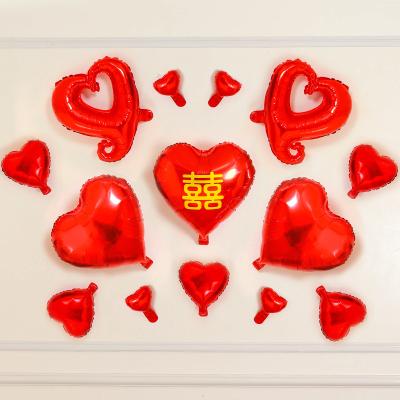 China Toy Gift Toys Valentines Day Foil Number Balloon Party Decoration Props Sets for sale