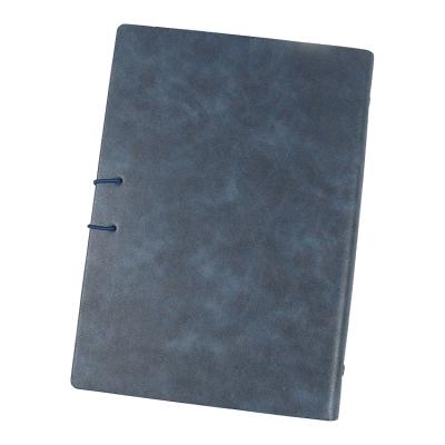 China Personalized Custom Luxury Loose Leaf Printed Binding PU Notebook with Pen for sale