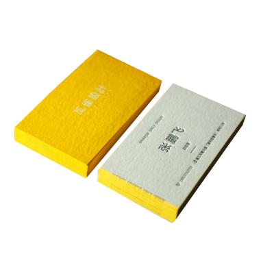 China paper & Cardboard Gold Edge Paper Name Cards Handmade Gold Stamping Business Cards for sale