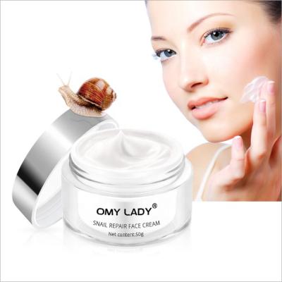 China Acne Treatment OMY LADY Snail Cream Moisturizing Face Snail Cream Repair Anti Aging Essence Face Whitening Wrinkle Firming Skin Care for sale