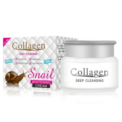 China Acne Treatment Moisturizing Collagen And Snail Whitening Face Cream Remove Pimples Acne for sale