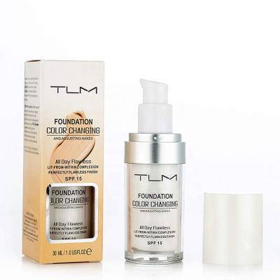 China Moisturize Acne Treatment 30ML TLM Concealer Concealer Cover Cream Base Makeup Warm Skin Tone Foundation Face Changing Liquid Base Naked 30ML for sale