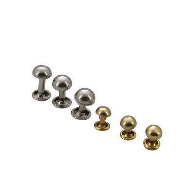 China Bags factory supplies metal bumps, luggage accessories, mushroom studs, clothing rivets for sale