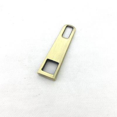 China Apparel Handbags/Suitcases/High Polished Antioxidant Durable Garment Tent Luggage Shoe Metal Zipper Head for sale