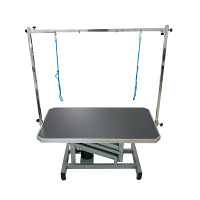 China Skid-Resistant Wear-Resistant Pet Dog Grooming Cleaning Table Sustainable Supplies Hydraulic Lifting Table for sale