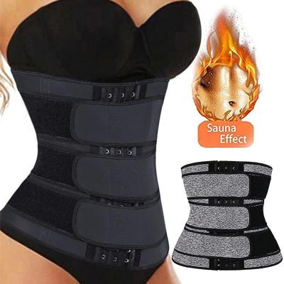 China Faja Colombiana 3 Size Logo Women Waist Shape Wear Custom Sauna Belt Breathable Belt Trainer Plus Size for sale