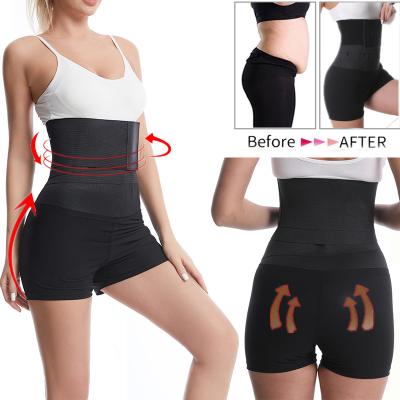 China Breathable Compression Wholesale Butt Lifter & Shaper 2 In 1 Butt Lifter With Waist Wrap Tummy Trainer for sale