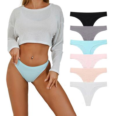 China Breathable Sexy Thong Seamless T Waist Low Pant Quick Dry Ice Silk Ladies Breathable Panties for sale